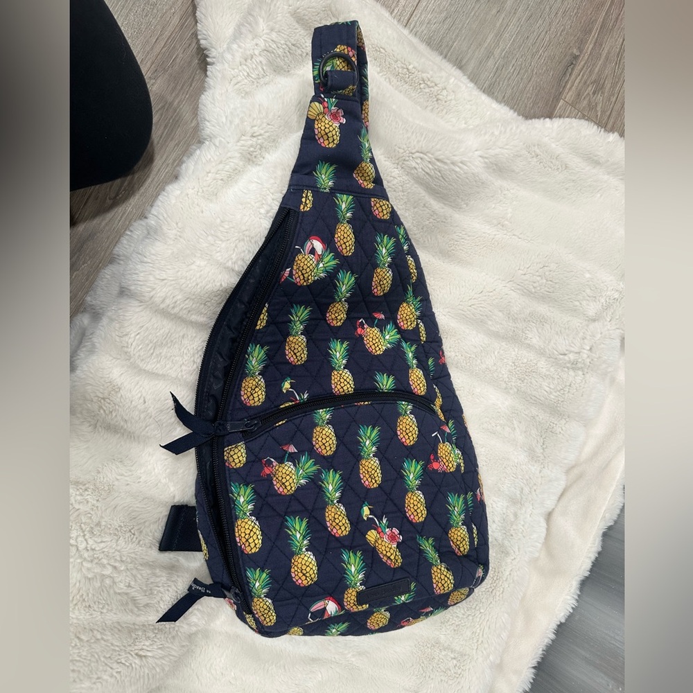 Vera Bradley Sling Bag Toucan Party Pineapple - Picture 6 of 6